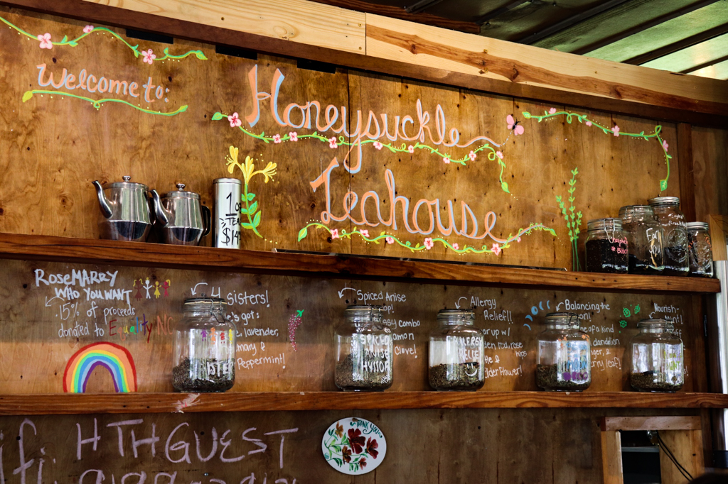 Honeysuckle Teahouse Menu